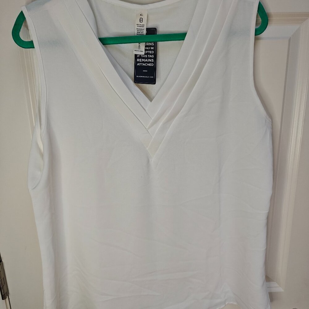 Blooming Jelly Tank Top Dressy Sleeveless Blouses Business Casual Tank XL NWT - Picture 4 of 10